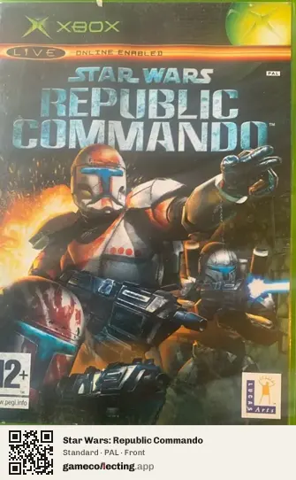 Star Wars: Republic Commando Xbox, PAL box front