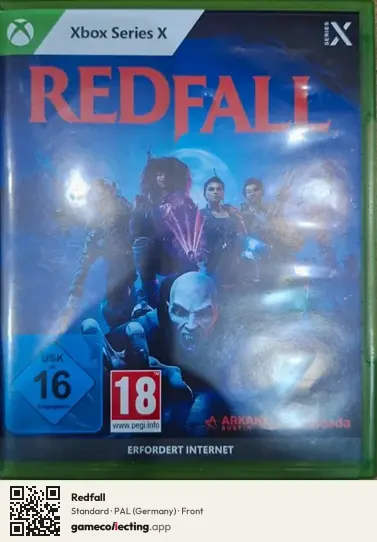 Redfall Xbox Series X, Germany box front