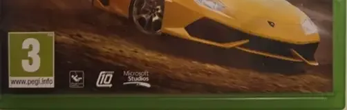 Forza Horizon 2, the PEGI square on its front