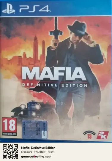 Mafia: Definitive Edition PlayStation 4, Italy box front