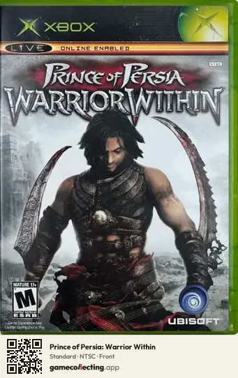 Prince of Persia: Warrior Within Xbox, NTSC box front
