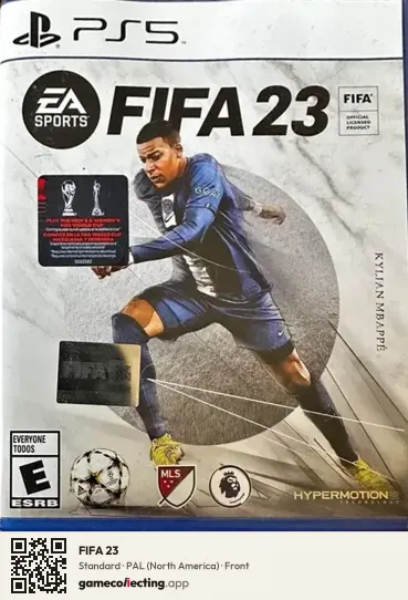 FIFA 23 PlayStation 5, North America box front