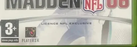 Madden NFL 06, the PEGI square on its front