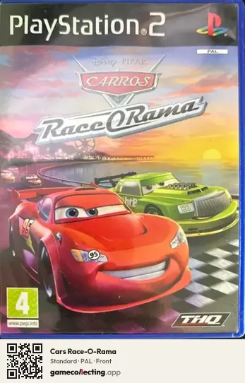 Cars Race-O-Rama PlayStation 2, PAL box front