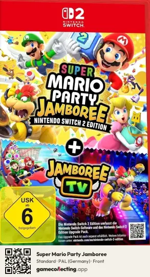 Super Mario Party Jamboree Nintendo Switch 2, Germany box front