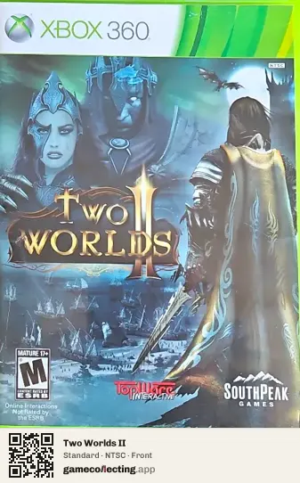 Two Worlds II Xbox 360, NTSC box front