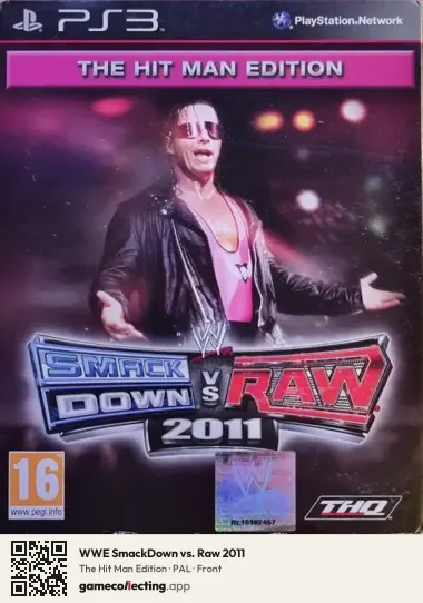 WWE SmackDown vs. Raw 2011 PlayStation 3, PAL box front