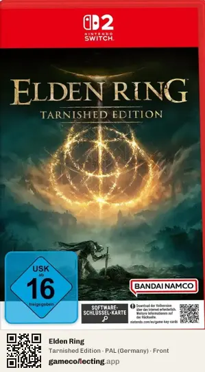 Elden Ring Nintendo Switch 2, Germany box front