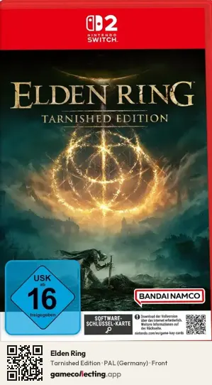 Elden Ring Nintendo Switch 2, Germany box front