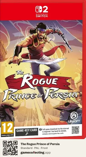 The Rogue Prince of Persia Nintendo Switch 2, PAL box front