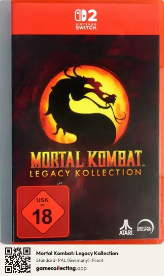 Mortal Kombat: Legacy Kollection Nintendo Switch 2, Germany box front