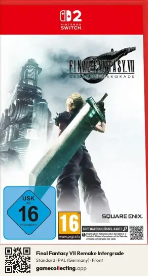 Final Fantasy VII Remake Intergrade Nintendo Switch 2, Germany box front