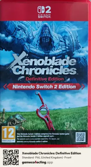 Xenoblade Chronicles: Definitive Edition Nintendo Switch 2, United Kingdom box front