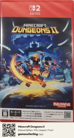 Minecraft Dungeons II Nintendo Switch 2, Japan box front