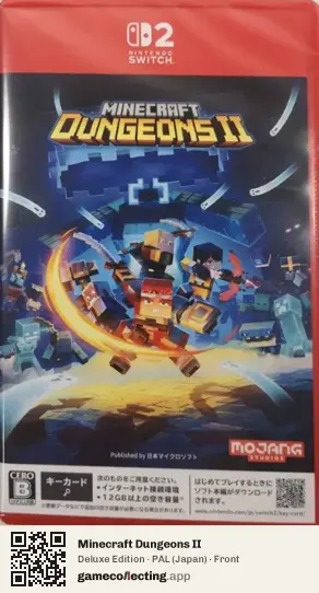 Minecraft Dungeons II Nintendo Switch 2, Japan box front