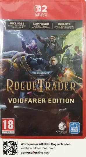 Warhammer 40,000: Rogue Trader Nintendo Switch 2, PAL box front