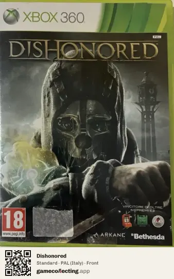 Dishonored Xbox 360, Italy box front