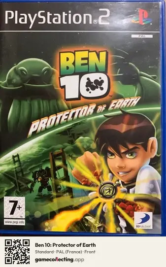 Ben 10: Protector of Earth PlayStation 2, France box front