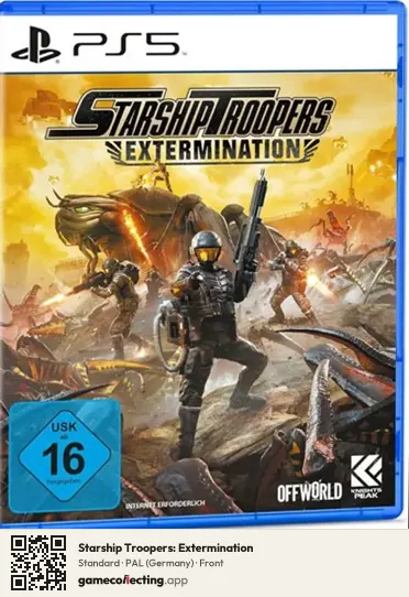 Starship Troopers: Extermination PlayStation 5, Germany box front