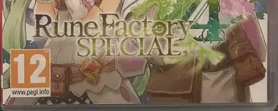 Rune Factory 4 Special, the PEGI square on its front