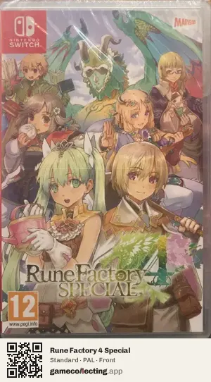 Rune Factory 4 Special Nintendo Switch, PAL box front