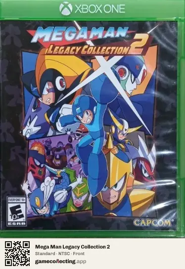 Mega Man Legacy Collection 2 Xbox One, NTSC box front
