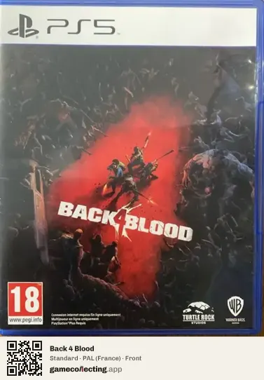 Back 4 Blood PlayStation 5, France box front