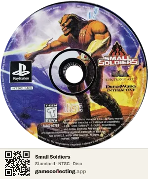 Small Soldiers PlayStation, NTSC disc