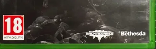 Wolfenstein II: The New Colossus, the PEGI square on its front