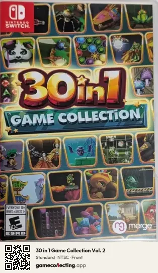 30 in 1 Game Collection Vol. 2 Nintendo Switch, NTSC box front