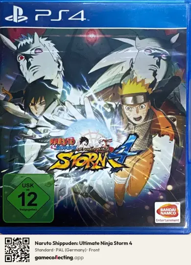 Naruto Shippuden: Ultimate Ninja Storm 4 PlayStation 4, Germany box front