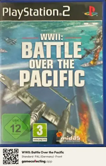 WWII: Battle Over the Pacific PlayStation 2, Germany box front
