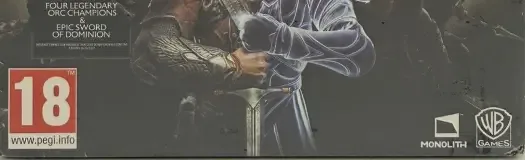Middle-earth: Shadow of War, the PEGI square on its front