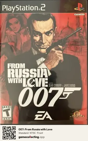007: From Russia with Love PlayStation 2, NTSC box front