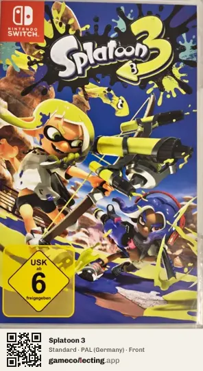 Splatoon 3 Nintendo Switch, Germany box front