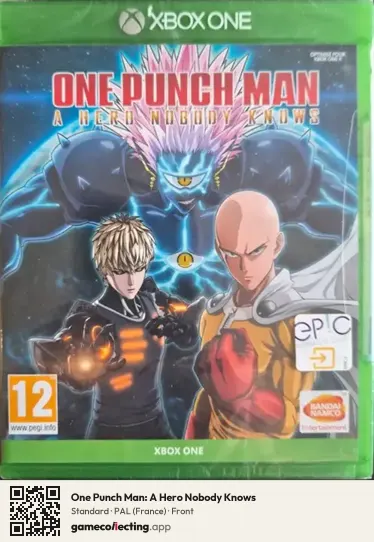 One Punch Man: A Hero Nobody Knows Xbox One, France box front
