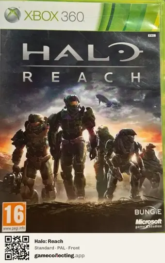 Halo: Reach Xbox 360, PAL box front