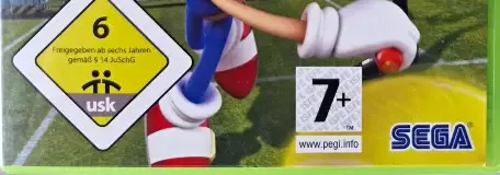 Sega Superstars Tennis, the USK square on its front