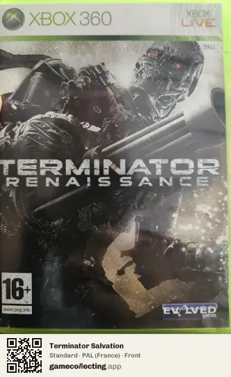 Terminator Salvation Xbox 360, France box front