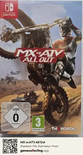 MX vs ATV All Out Nintendo Switch, Germany box front