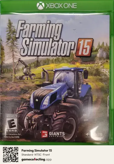 Farming Simulator 15 Xbox One, NTSC box front