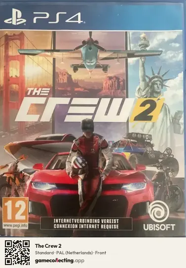 The Crew 2 PlayStation 4, Netherlands box front
