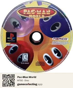 Pac-Man World PlayStation, NTSC disc