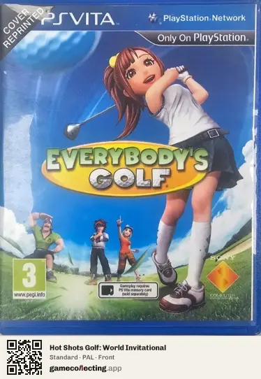 Hot Shots Golf: World Invitational PlayStation Vita, PAL box front