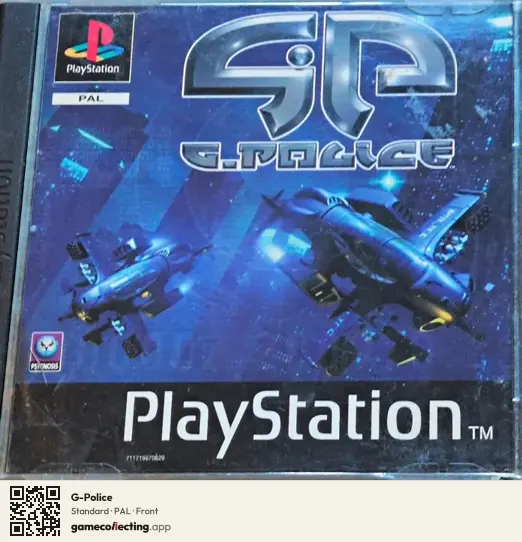 G-Police PlayStation, PAL box front
