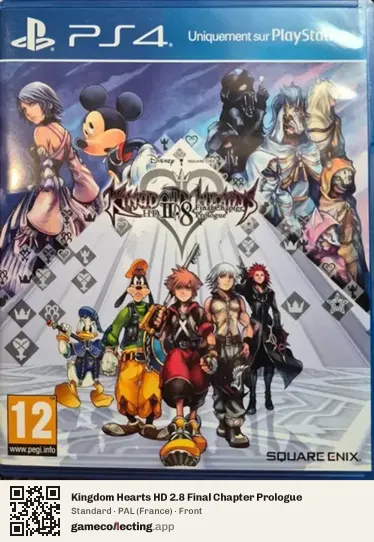 Kingdom Hearts HD 2.8 Final Chapter Prologue PlayStation 4, France box front