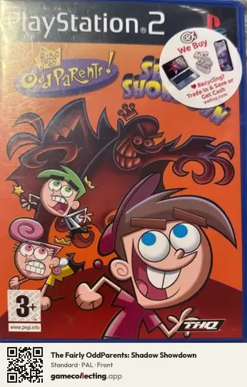 The Fairly OddParents: Shadow Showdown PlayStation 2, PAL box front
