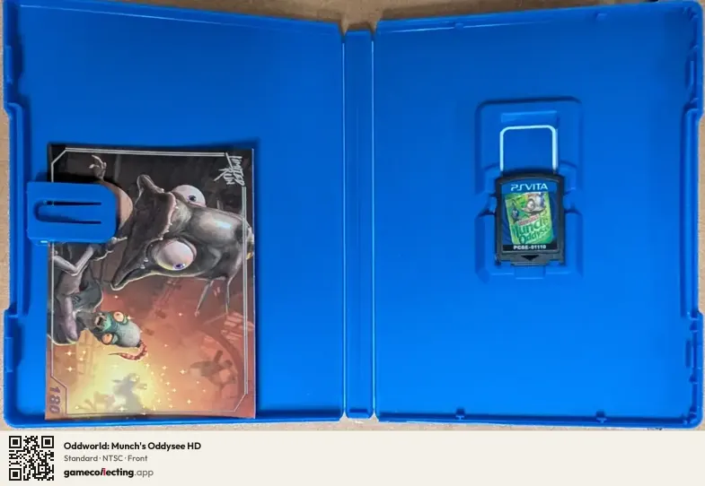 Oddworld: Munch's Oddysee HD PlayStation Vita, NTSC box front