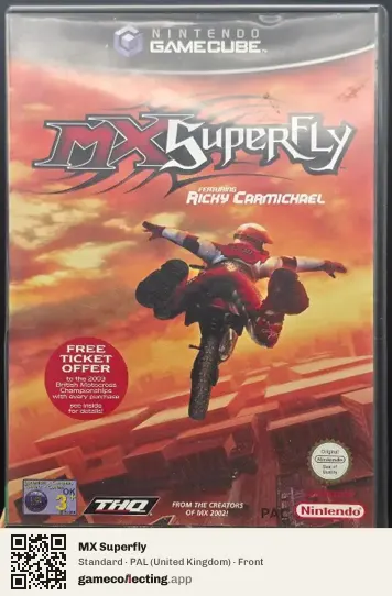 MX Superfly Nintendo GameCube, United Kingdom box front