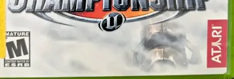 Unreal Championship, the ESRB box on its front